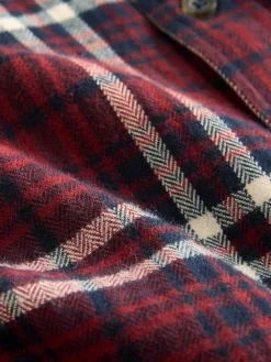 Hot Superdry Check Shirt Red