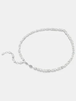 Swarovski Silver Mesmera Mixed Cuts Rhodium Plated Jewellery Set^Women Jewellery