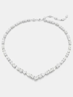 Swarovski Silver Mesmera Mixed Cuts Rhodium Plated Jewellery Set^Women Jewellery