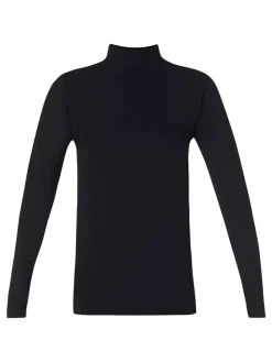 Outlet Sweaty Betty Black Modal High Neck Base Layer Top