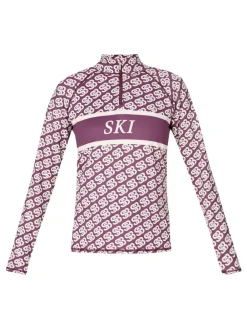 Best Sweaty Betty Purple Ski Half Zip Thermal