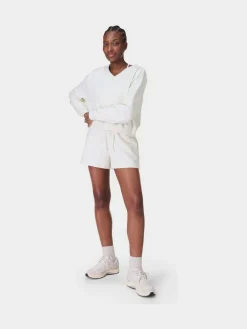 Sale Sweaty Betty Revive Boxy Shorts White