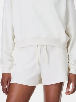 Sale Sweaty Betty Revive Boxy Shorts White