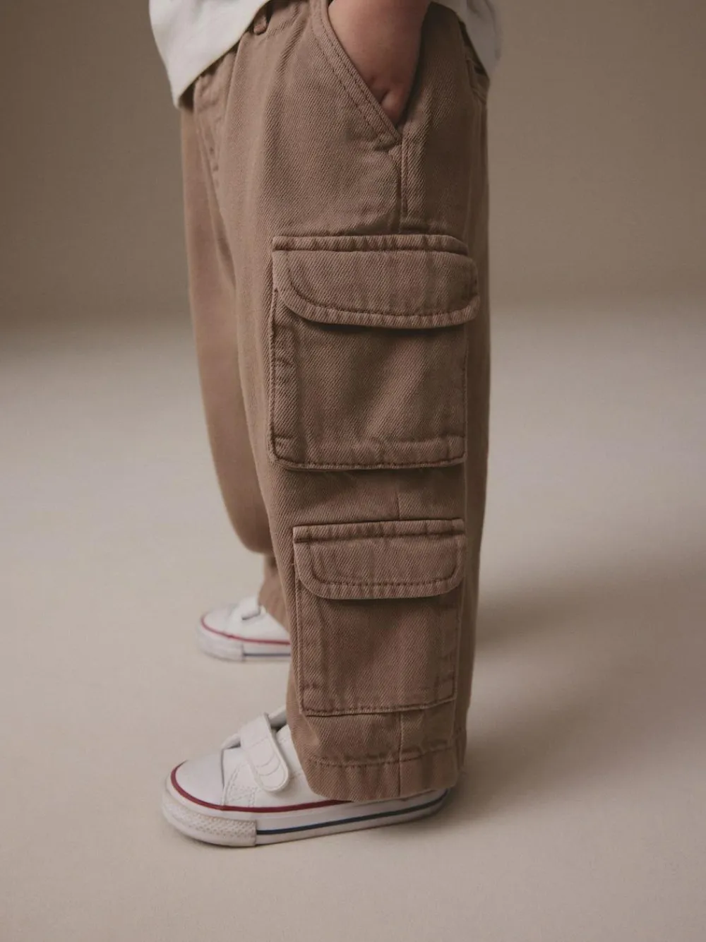 Next 100% Cotton Cargo Trouser Jeans (3mths-7yrs)^BOY Jeans & Joggers|Jeans