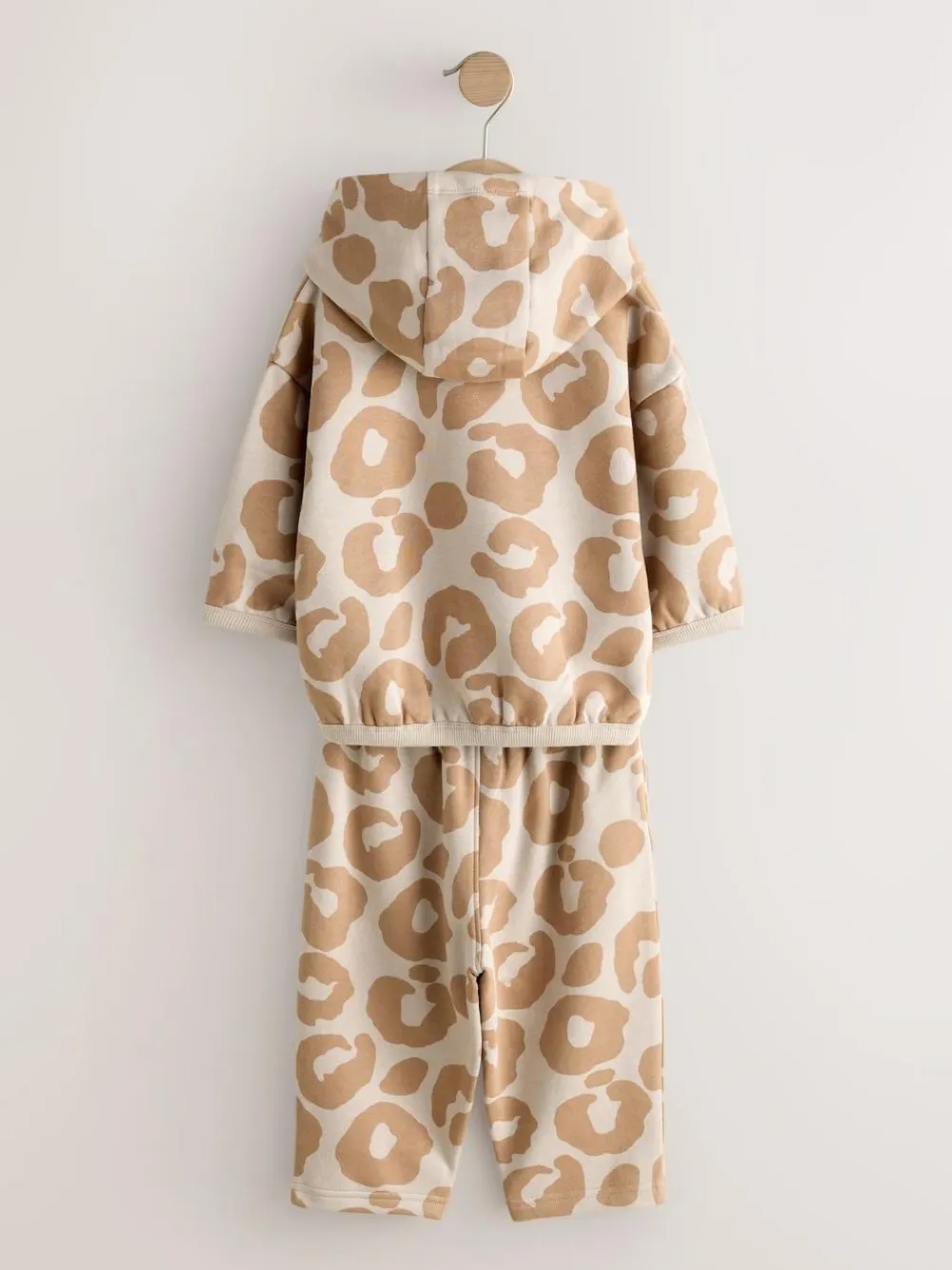 Best Next Hoodie And Joggers Set (3mths-7yrs) Tan Brown Animal Print