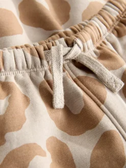 Best Next Hoodie And Joggers Set (3mths-7yrs) Tan Brown Animal Print