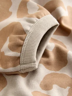 Best Next Hoodie And Joggers Set (3mths-7yrs) Tan Brown Animal Print