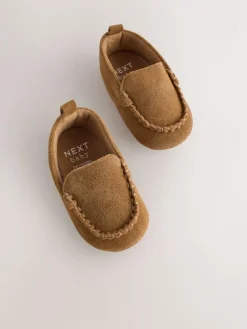 Best Next Baby Suede Shoes (0-2mths) Tan Brown