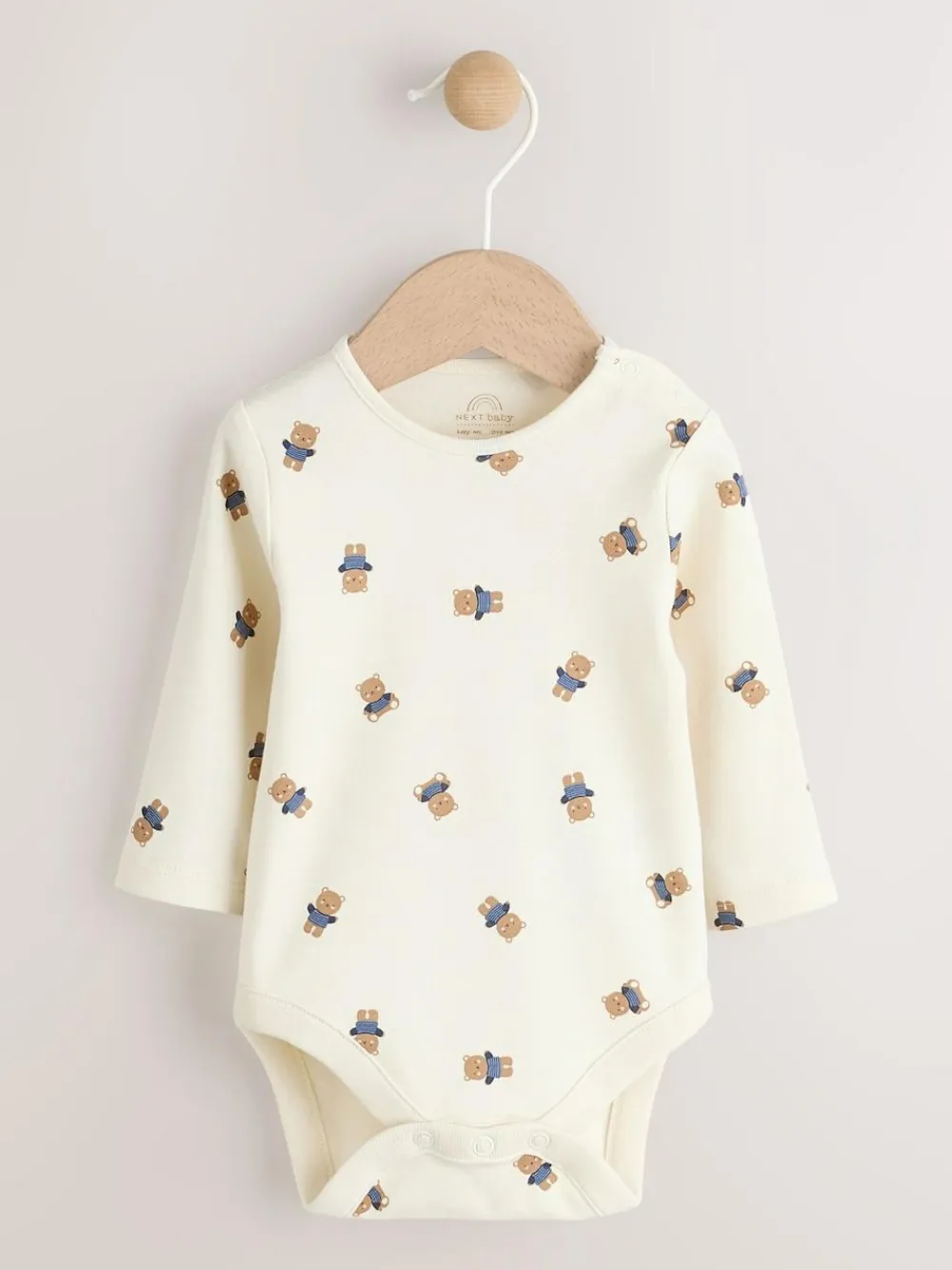 Best Next Tan Brown Bear Cord Dungarees and Bodysuit Set (0mths-2yrs)