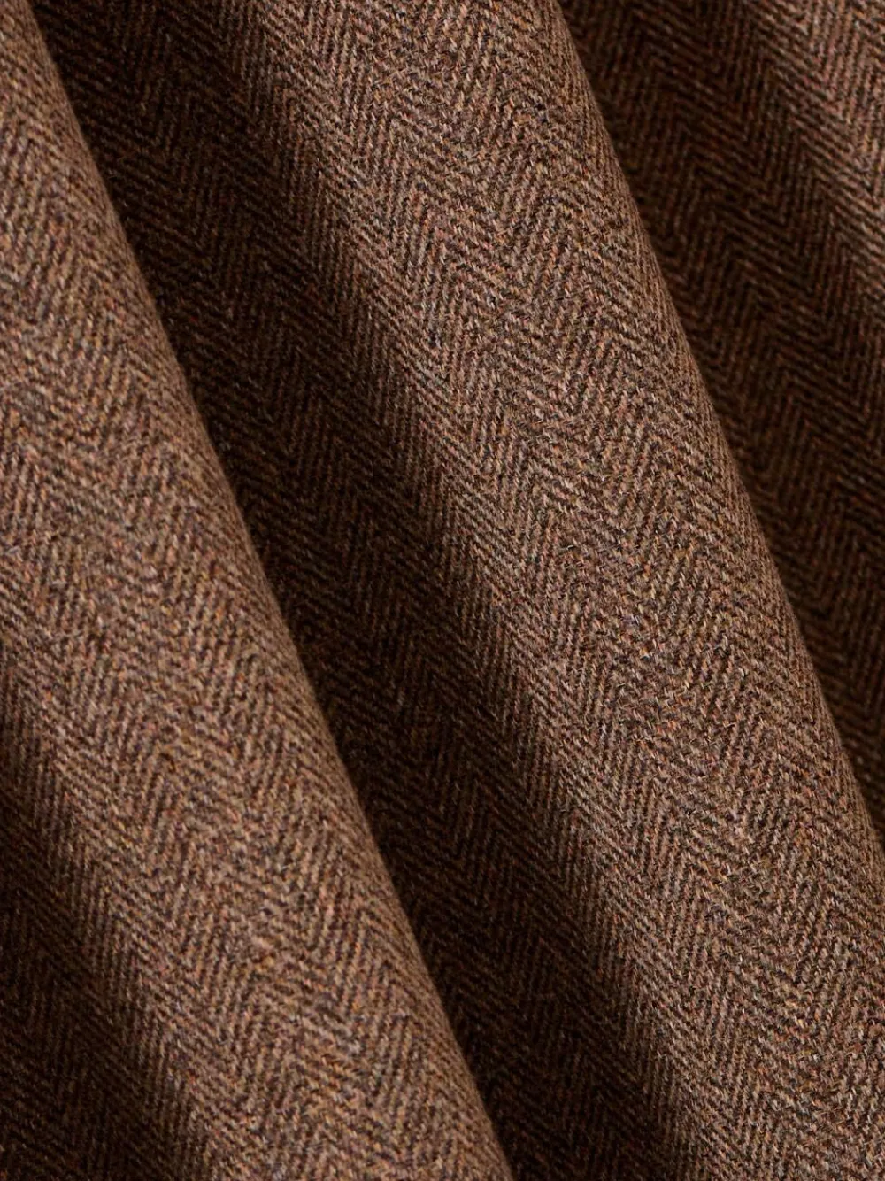Sale Next Brushed Herringbone Eyelet Blackout Thermal Curtains Tan Brown