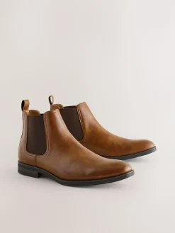 Clearance Next Chelsea Boots Tan Brown