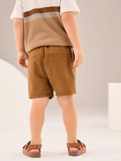 Discount Next Tan Brown Chino Shorts (3mths-7yrs)