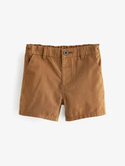 Discount Next Tan Brown Chino Shorts (3mths-7yrs)