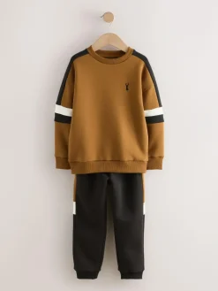 Next Colourblock Crew Set (3-16yrs)^BOY Sets & Outfits|Sweatshirts & Hoodies