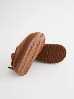 Sale Next Tan Brown Cosy Slipper Mules