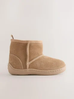 Next Tan Brown First Walker Suede Pull On Boots^ Unisex|Shoes