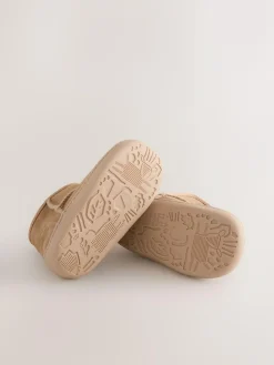 Next Tan Brown First Walker Suede Pull On Boots^ Unisex|Shoes