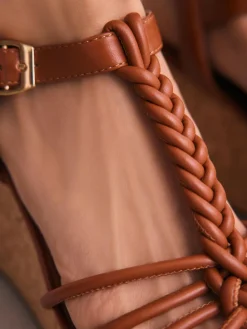 Next Forever Comfort® Plaited Strappy Wedge Heels^Women Heels