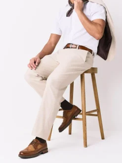 Online Next Heritage Brogue Shoes Tan Brown