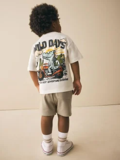 Hot Next Tan Brown Jersey Shorts (3mths-7yrs)