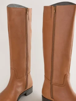 Next Extra Wide Fit Forever Comfort® Flat Riding Boots^Women Boots & Wellies|Boots