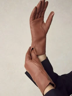 Sale Next Tan Brown Leather Gloves