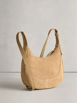 Discount Next Tan Brown Leather Scoop Cross Body Bag