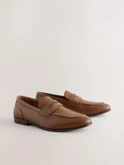 Outlet Next Penny Loafers Tan Brown