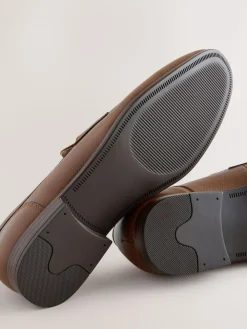 Outlet Next Penny Loafers Tan Brown