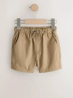 Next Tan Brown Pull On Shorts (3mths-7yrs)^BOY Shorts|Shorts