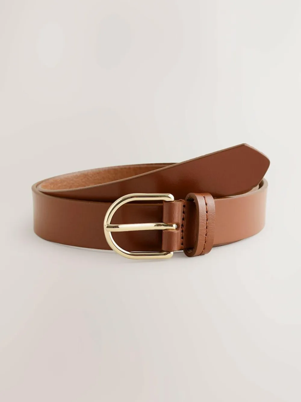 Hot Next Tan Brown Regular Leather Belt