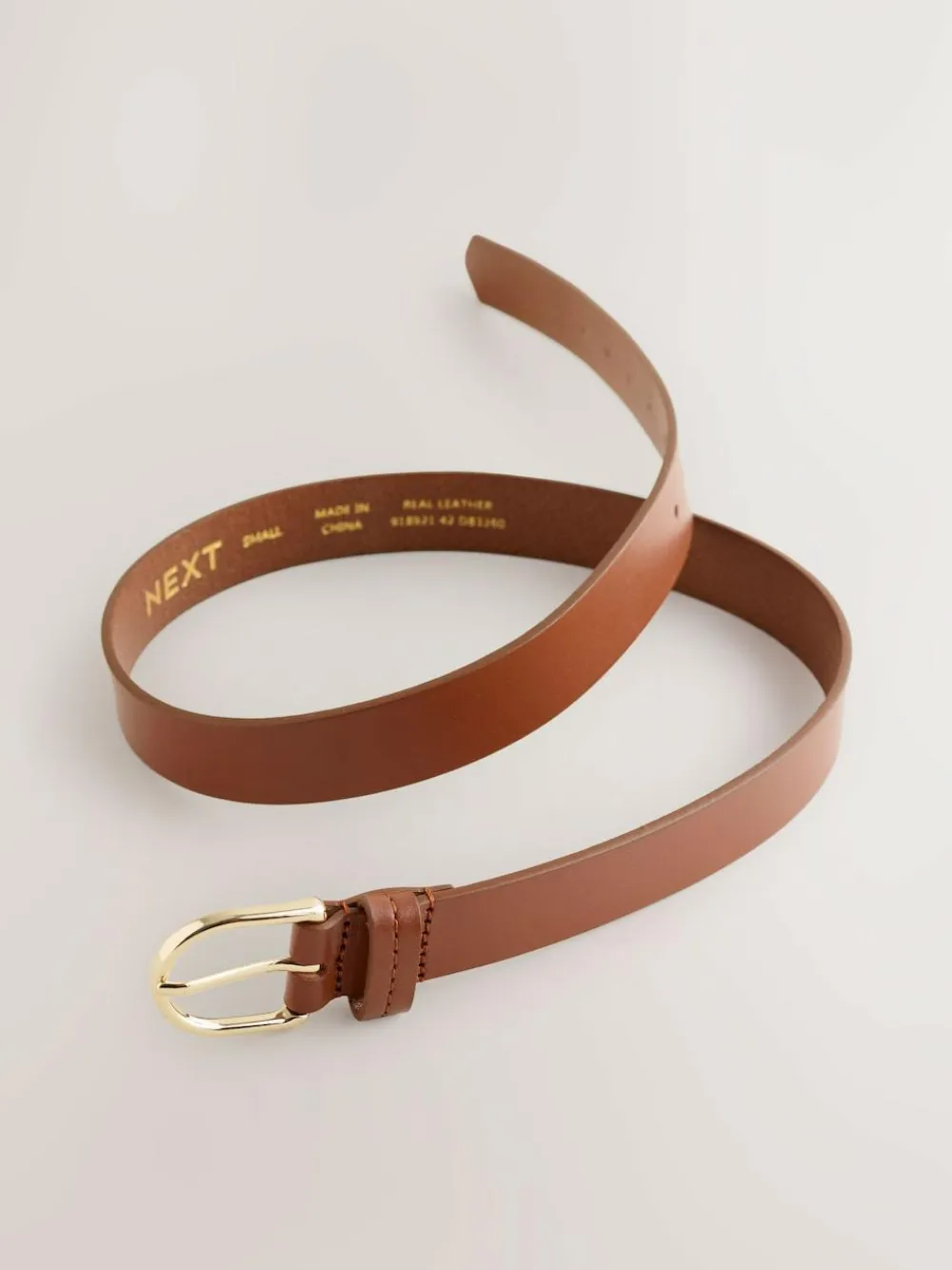 Hot Next Tan Brown Regular Leather Belt