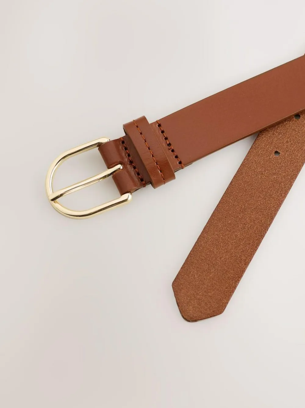 Hot Next Tan Brown Regular Leather Belt