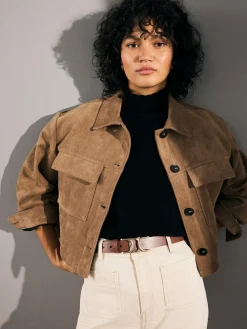 Next Regular Statement Buckle Leather Belt^Women Belts