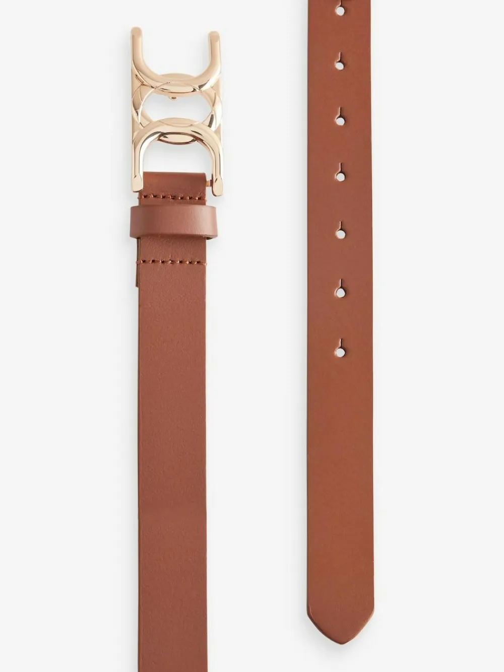Next Regular Statement Buckle Leather Belt^Women Belts