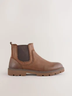 Next Tan Brown Relaxed Chelsea Boots^ Boots|Boots