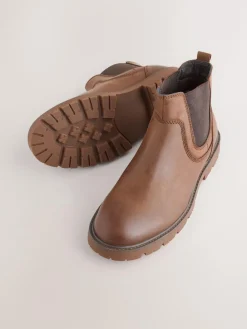 Next Tan Brown Relaxed Chelsea Boots^ Boots|Boots