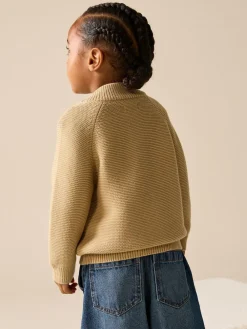 Next Tan Brown Safari Character Cardigan (3mths-7yrs)^BOY Knitwear|Knitwear