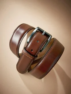 Sale Next Signature Formal Belt Tan Brown