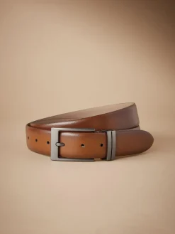 Best Next Tan Brown Signature Metal Keeper Belt
