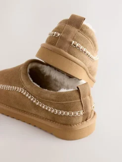 Next Signature Suede Stitch Detail Slippers^ Slippers|Slippers