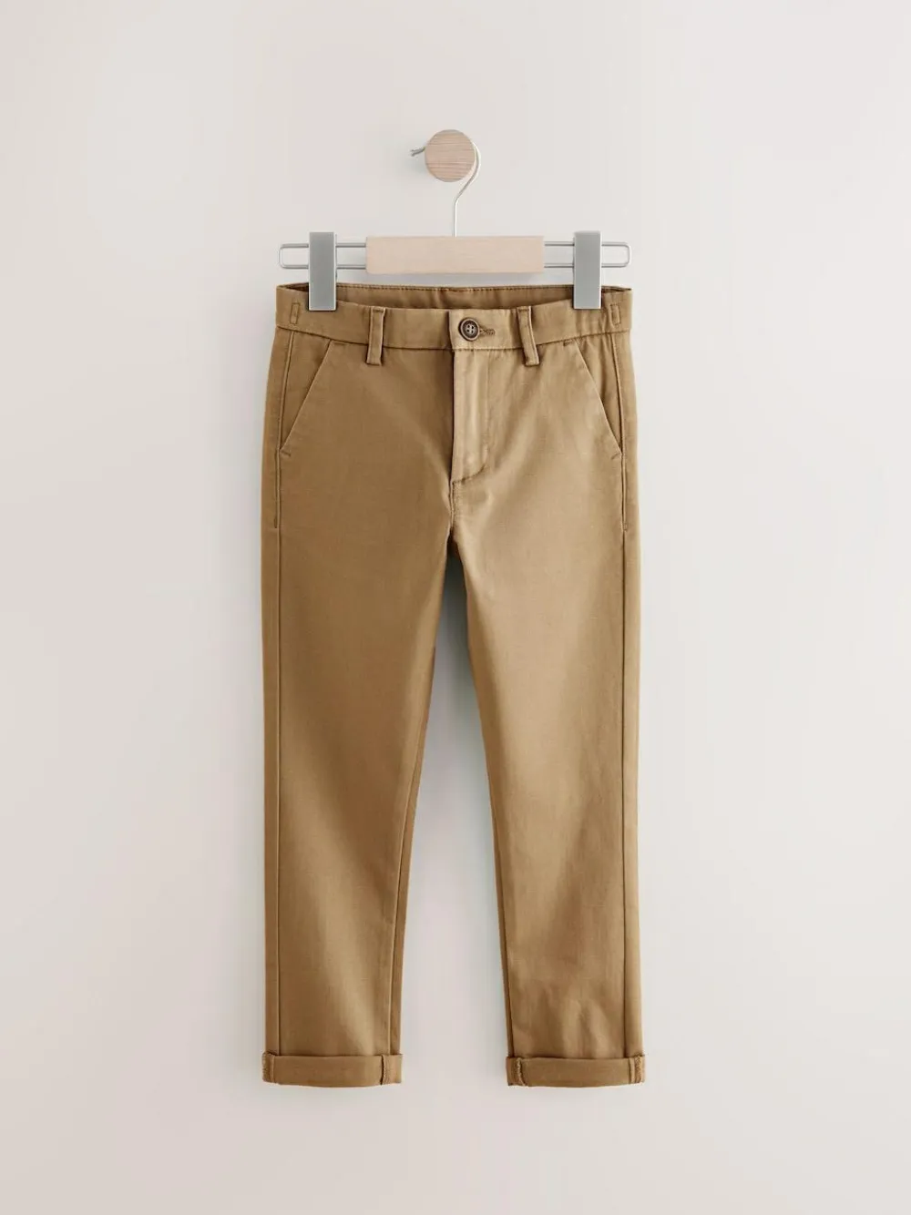 Next Tan Brown Skinny Fit Stretch Chino Trousers (3-17yrs)^BOY Pants & Chinos