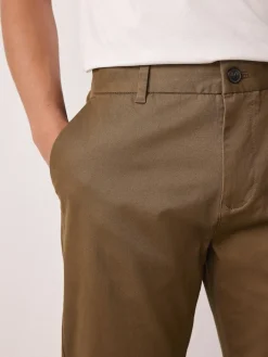 Next Tan Brown Slim Fit Stretch Chinos Trousers^ Pants & Chinos