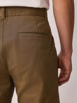 Next Tan Brown Slim Fit Stretch Chinos Trousers^ Pants & Chinos