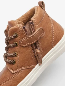 Outlet Next Standard Fit (F) Warm Lined Chukka Boots Tan Brown