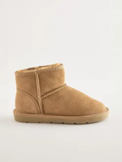 Next Standard Fit (F) Water Repellent Suede Short Pull-On Boots^ Boots|Boots & Wellies