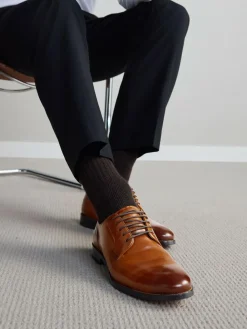 Next Standard Fit Signature Leather Sole Derby Shoes^ Shoes