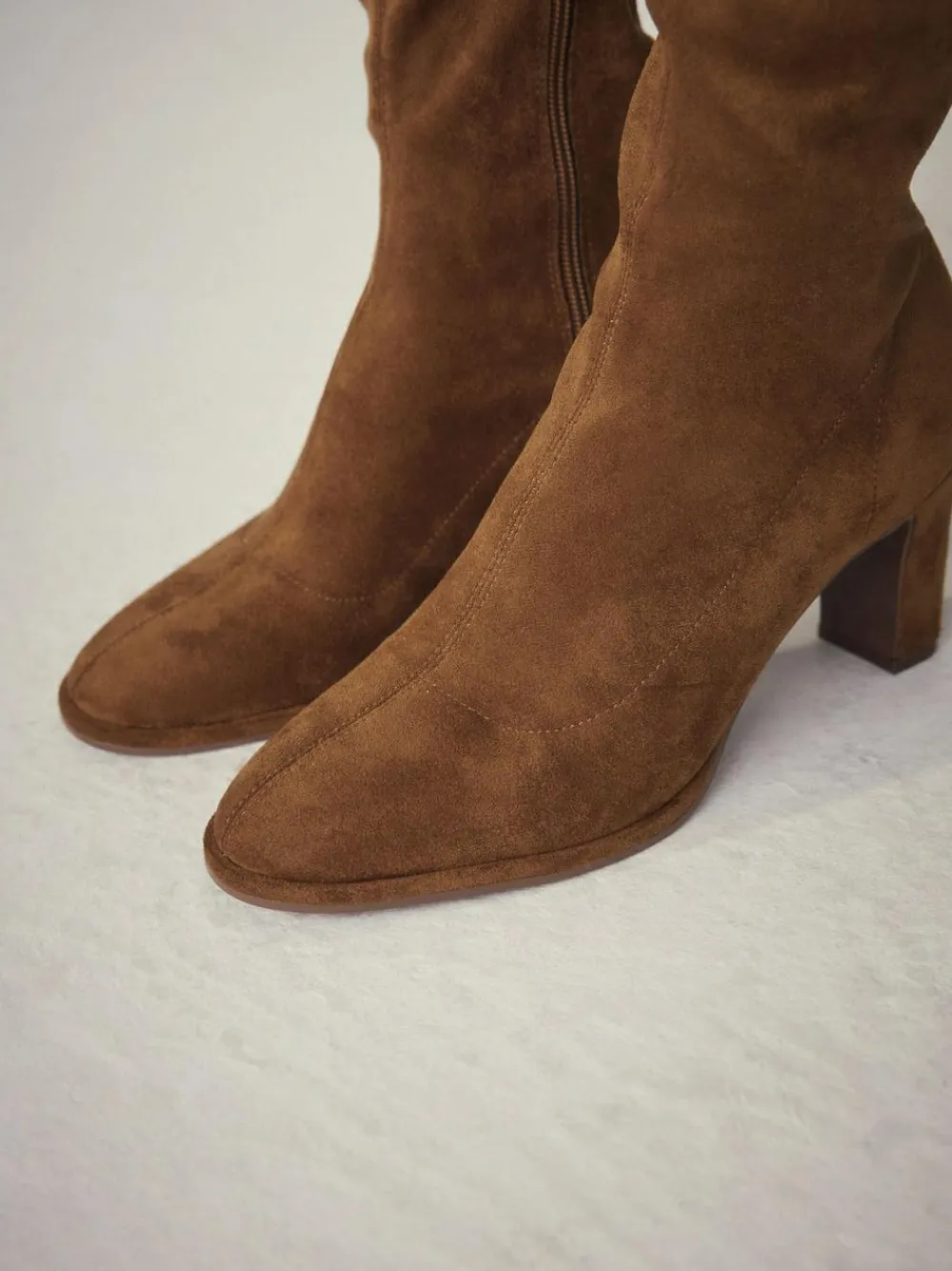 Next Standard/Wide Fit Forever Comfort® Round Toe Knee High Sock Boots^Women Boots & Wellies|Boots