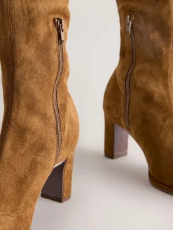 Next Standard/Wide Fit Forever Comfort® Round Toe Knee High Sock Boots^Women Boots & Wellies|Boots