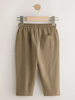 Best Next Textured Jersey Joggers (3mths-7yrs) Tan Brown